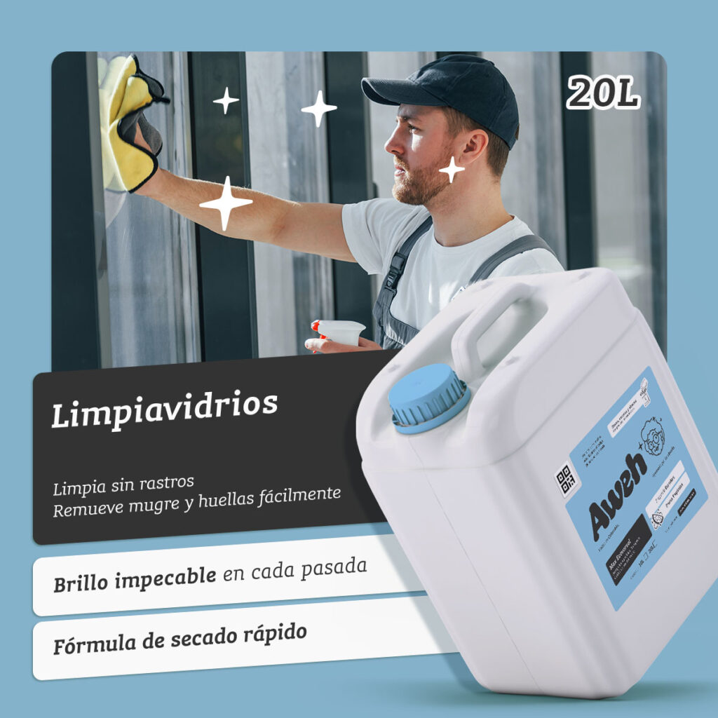 Limpiavidrios Aweh 20 Litros
