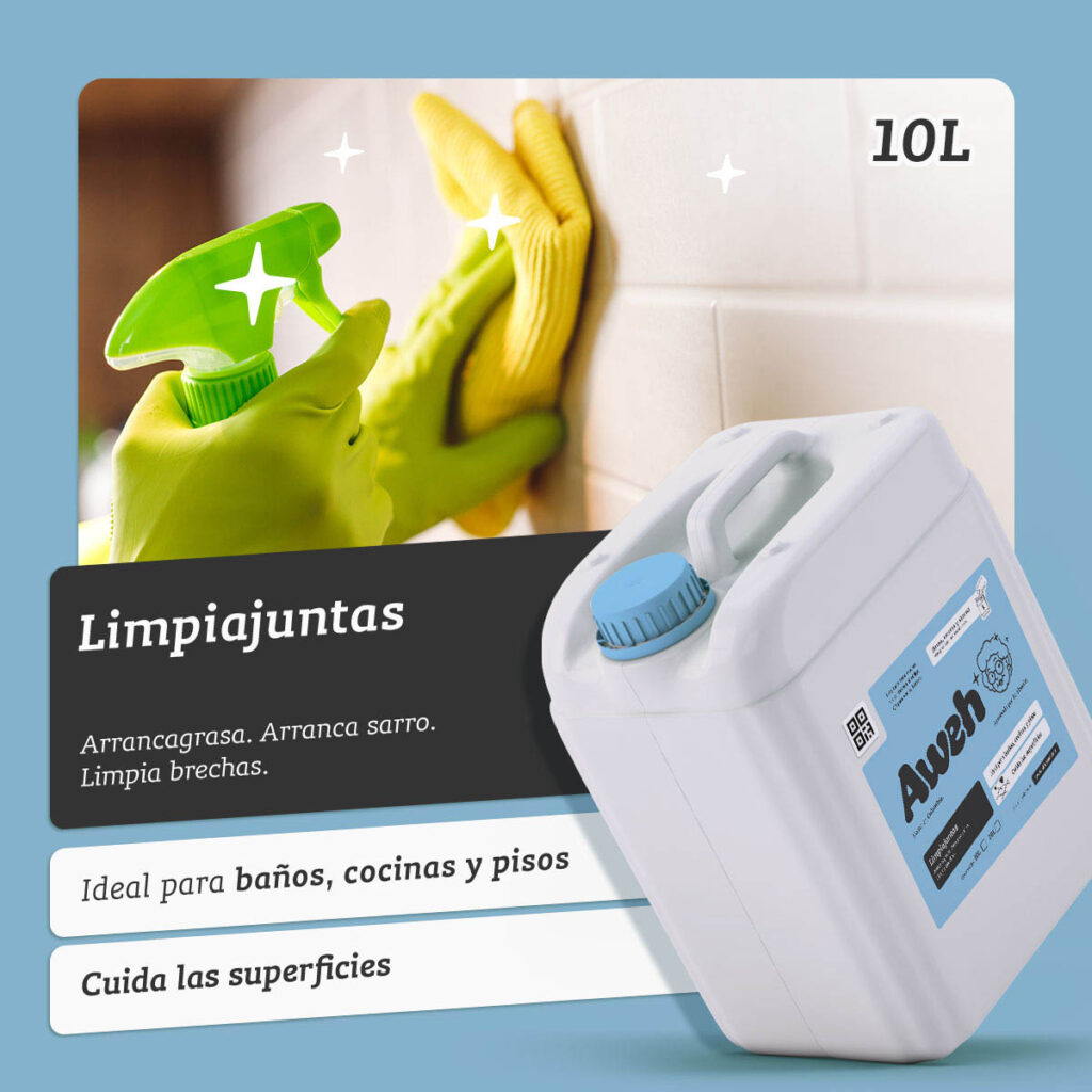 Limpiajuntas Aweh 10 Litros